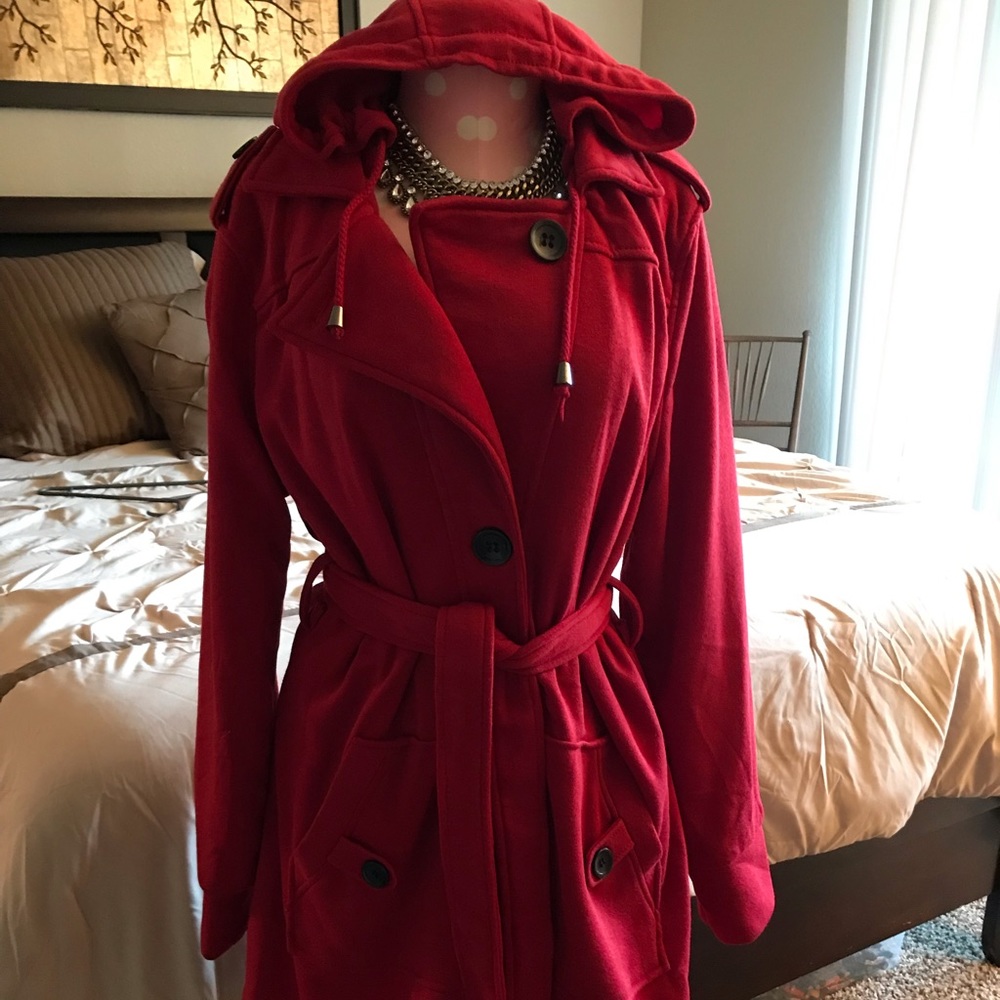 Women’s coat, red